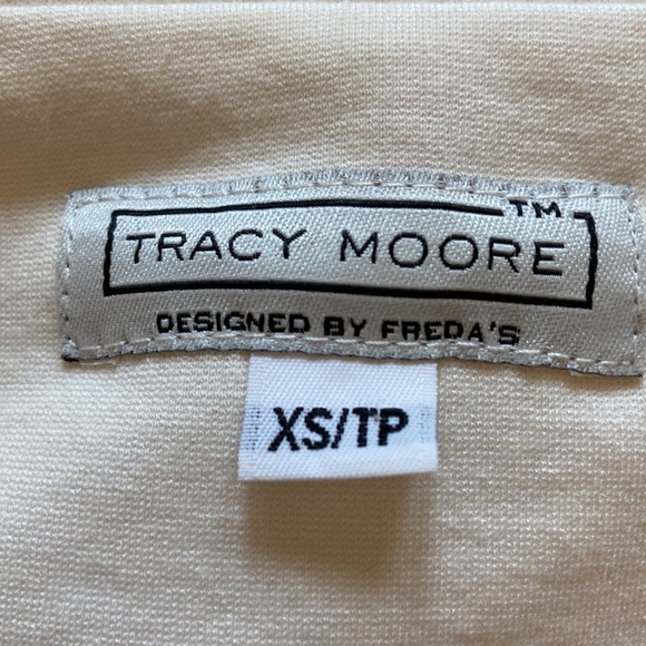 Beautiful Tracy Moore By Freda’s Ivory OpenFront Jacket. Size XS-Small - Picture 8 of 10